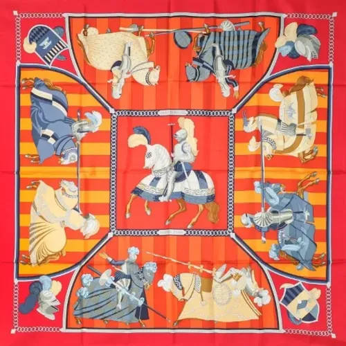 Pre-owned Silk scarves , female, Sizes: ONE SIZE - Hermès Vintage - Modalova