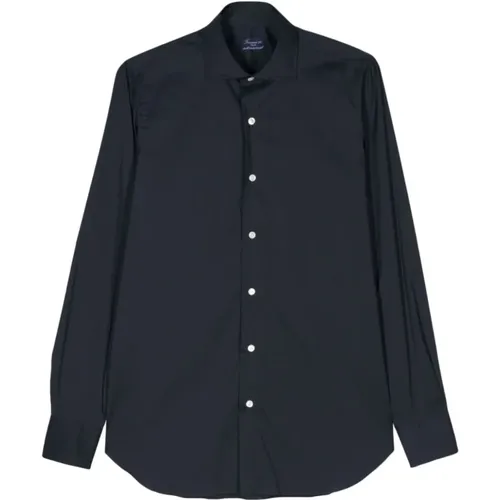 Classic Collar Shirt , male, Sizes: S, 5XL, 4XL, M, 2XL, L, XL, 3XL - Finamore - Modalova