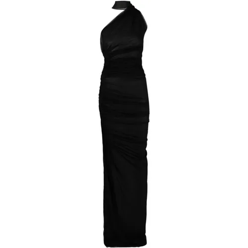 Ruched Maxi Dress , female, Sizes: M - Ludovic de Saint Sernin - Modalova