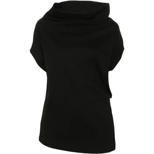 Sleeveless Roll Neck Top , female, Sizes: M, 2XS, S - Fabiana Filippi - Modalova