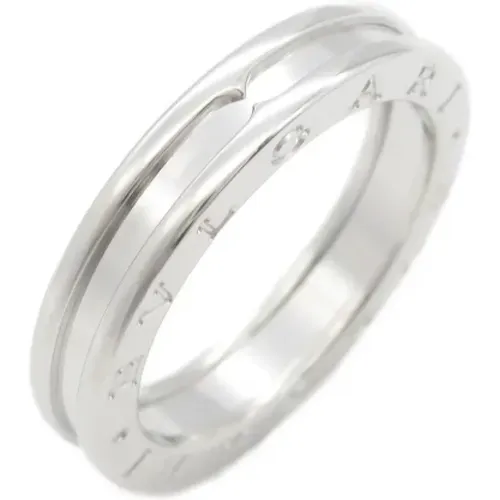 Pre-owned White Gold rings , female, Sizes: ONE SIZE - Bvlgari Vintage - Modalova