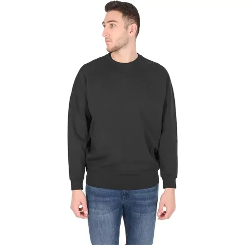 Cotton Blend Sweatshirt , male, Sizes: L, S, M - Hugo Boss - Modalova