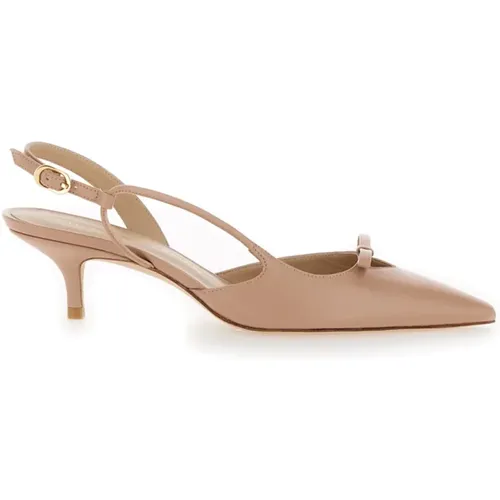 Beiger Absatz Slingback Tully 50 , Damen, Größe: 37 EU - Stuart Weitzman - Modalova