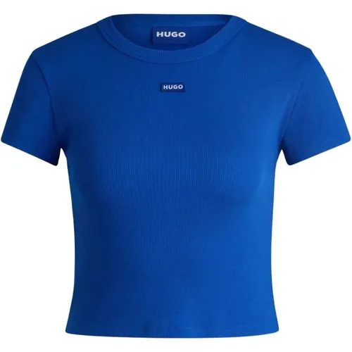 Baby Tee für Frauen , Damen, Größe: M - Hugo Boss - Modalova