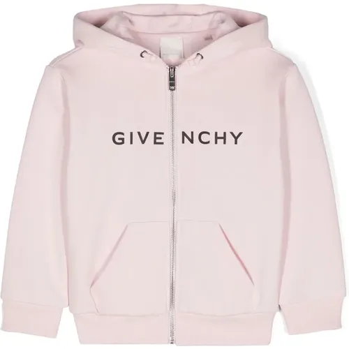 Kinder Rosa Pullover Hoodie Logo-Druck - Givenchy - Modalova