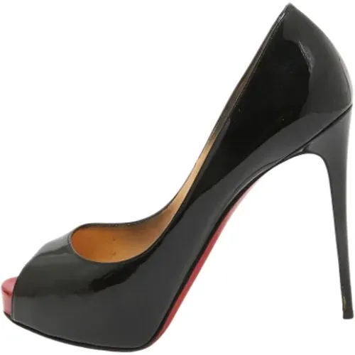 Pre-owned Leather heels , female, Sizes: 5 1/2 UK - Christian Louboutin Pre-owned - Modalova