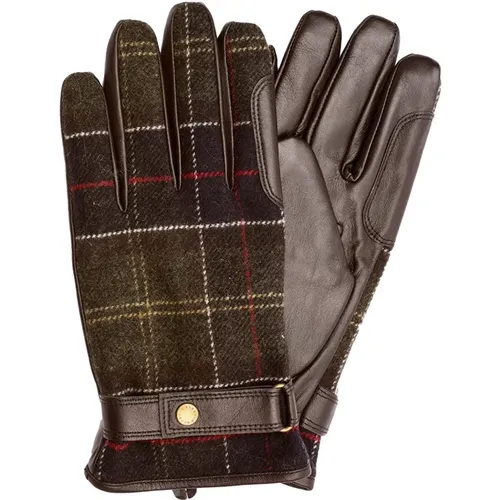 Waterproof Leather and Wool Gloves , male, Sizes: S, L - Barbour - Modalova