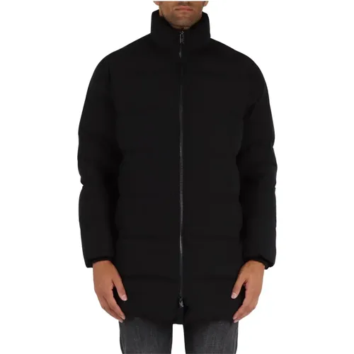 Gesteppte Logo-Jacke , Herren, Größe: S - Emporio Armani - Modalova