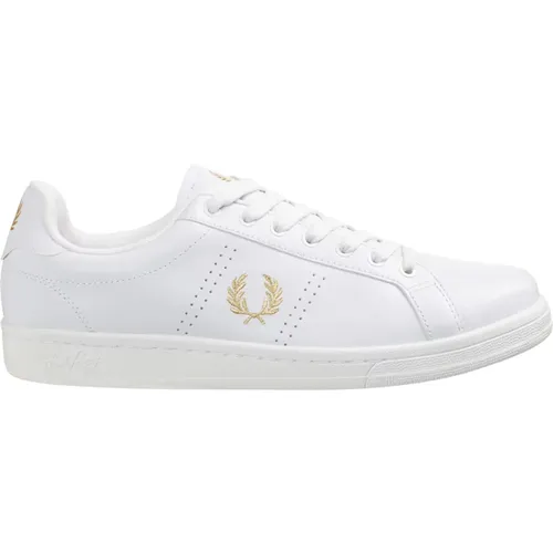 Leather Sneakers Classic Style , male, Sizes: 8 UK, 9 1/2 UK, 10 UK, 7 UK, 9 UK - Fred Perry - Modalova