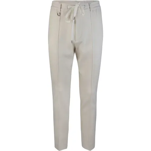 Chino Pants Zip Closure , male, Sizes: L, M - Paolo Pecora - Modalova