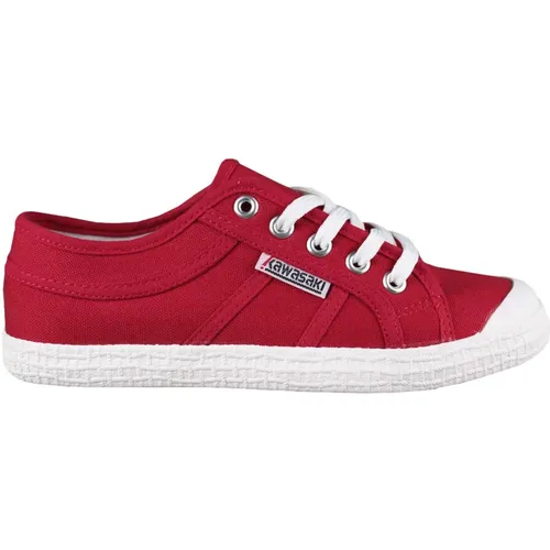 Retro Vegan Canvas Tennis Sneakers - Kawasaki - Modalova