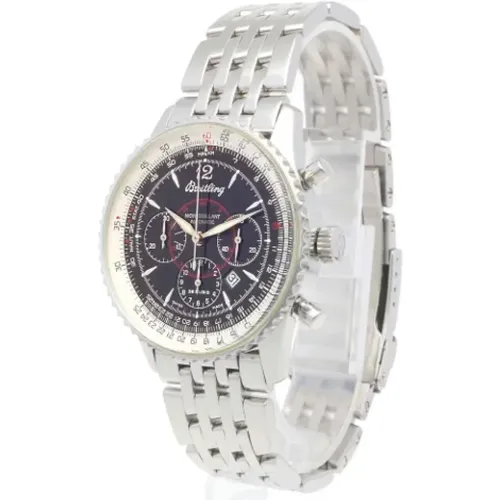 Pre-owned Stainless Steel watches , male, Sizes: ONE SIZE - Breitling Pre-owned - Modalova