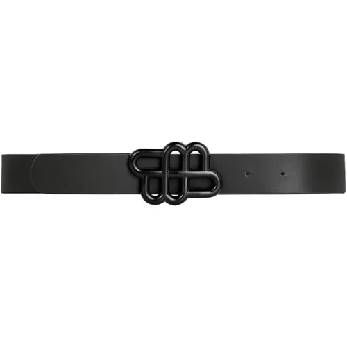 Stylish Belt with Beautiful Buckle , female, Sizes: S/M - Munthe - Modalova