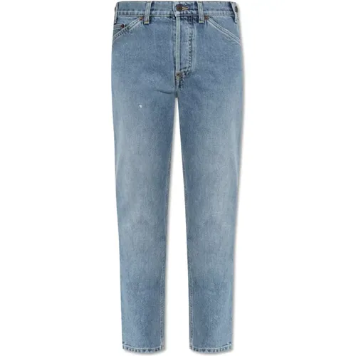 Jeans mit Logo , Damen, Größe: XS - Moschino - Modalova