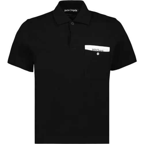 Classic Polo Shirt , male, Sizes: M, L - Palm Angels - Modalova