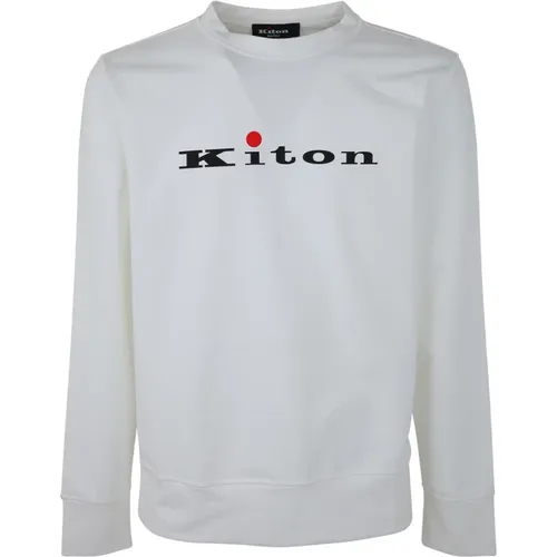Round Neck Sweater , male, Sizes: L, XL - Kiton - Modalova