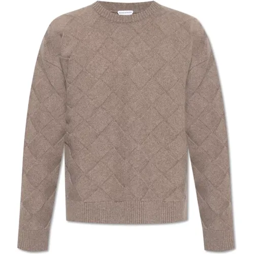 Wool sweater , male, Sizes: L - Bottega Veneta - Modalova