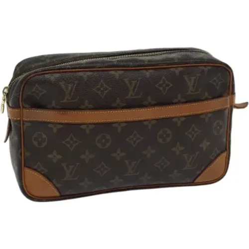 Pre-owned Canvas clutches , female, Sizes: ONE SIZE - Louis Vuitton Vintage - Modalova