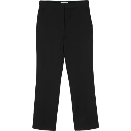 Cotton Casual Trousers , female, Sizes: XS, M - Calvin Klein - Modalova