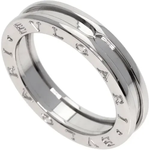 Pre-owned White Gold rings , female, Sizes: ONE SIZE - Bvlgari Vintage - Modalova