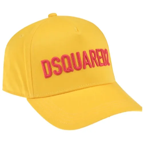 Stylish Men`s Cap - High-Quality Fabric , male, Sizes: ONE SIZE - Dsquared2 - Modalova