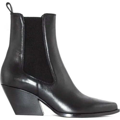 Sophisticated Leather Heeled Boots , female, Sizes: 5 UK, 6 UK, 4 UK, 3 UK, 8 UK - Elena Iachi - Modalova