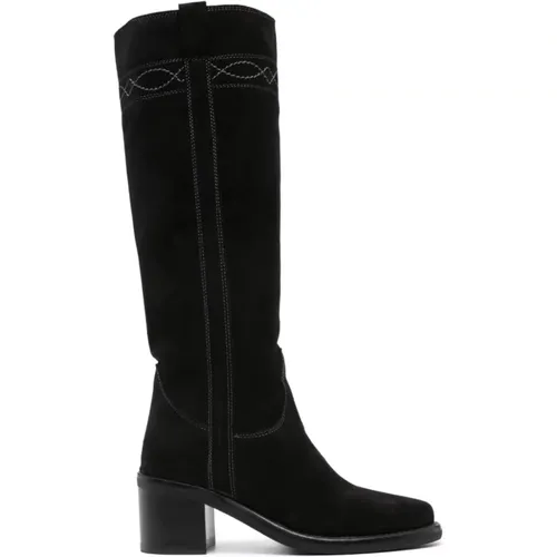 Boots with 6.5cm Heel , female, Sizes: 5 UK, 3 UK, 6 UK, 4 UK, 7 UK - Ash - Modalova
