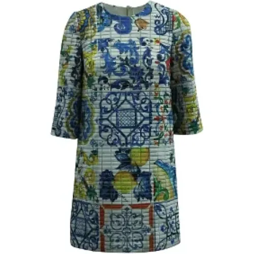 Pre-owned Polyester dresses , female, Sizes: 2XS - Dolce & Gabbana Pre-owned - Modalova