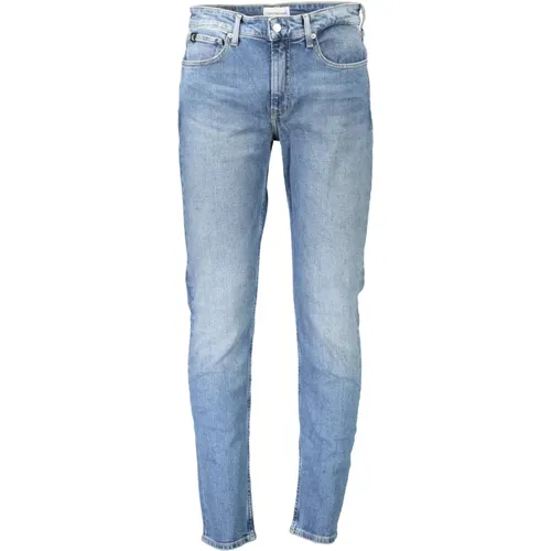 Moderne Slim Taper Gewaschene Denim-Jeans , Herren, Größe: W30 L32 - Calvin Klein - Modalova