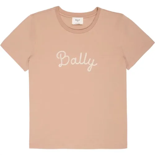 Besticktes Logo T-Shirt Bally - Bally - Modalova