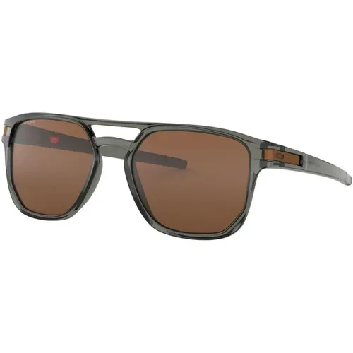 Square Sunglasses /Brown , male, Sizes: 54 MM - Oakley - Modalova