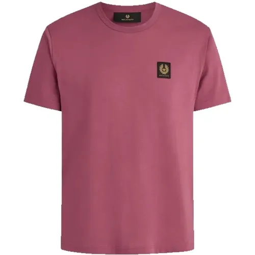 Klassisches Kurzarm Baumwoll T-Shirt , Herren, Größe: 2XL - Belstaff - Modalova