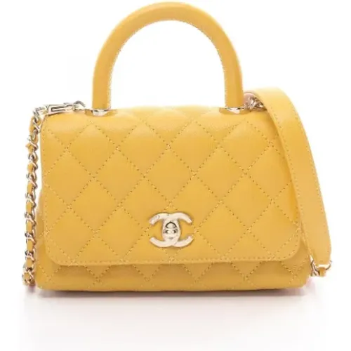 Pre-owned Leather chanel-bags , female, Sizes: ONE SIZE - Chanel Vintage - Modalova