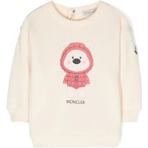 Weißer Pullover für Jungen Aw24 - Moncler - Modalova