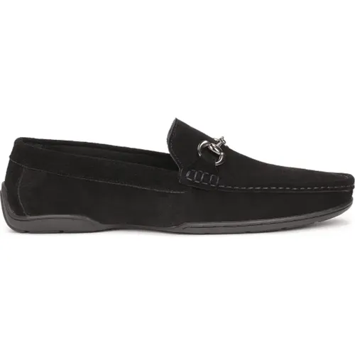 Herren Slip-On Mokassins aus Wildleder , Herren, Größe: 43 EU - Kazar - Modalova