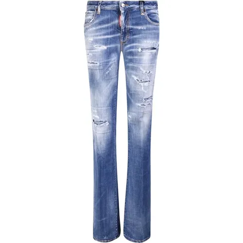 Boot-cut Jeans , Damen, Größe: M - Dsquared2 - Modalova