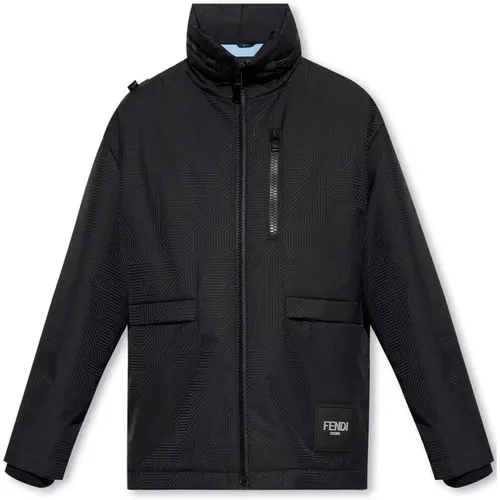 Monogrammed ski jacket , male, Sizes: 3XL, S, M, 2XL, XL, L - Fendi - Modalova