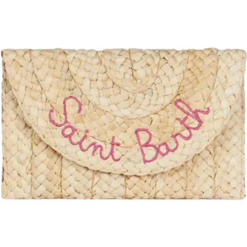 Straw Envelope Handbag , female, Sizes: ONE SIZE - MC2 Saint Barth - Modalova
