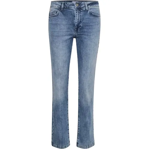 Mollysz Mw Regular Jeans Light Denim , female, Sizes: W34, W26, W30, W31, W29, W33, W32 - Saint Tropez - Modalova
