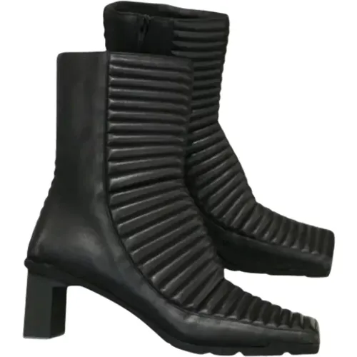 Pre-owned Leather boots , female, Sizes: 5 UK - Balenciaga Vintage - Modalova