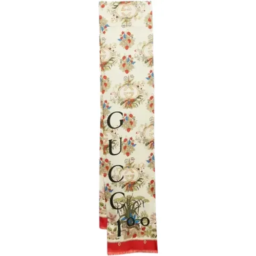 Pre-owned Silk scarves , female, Sizes: ONE SIZE - Gucci Vintage - Modalova