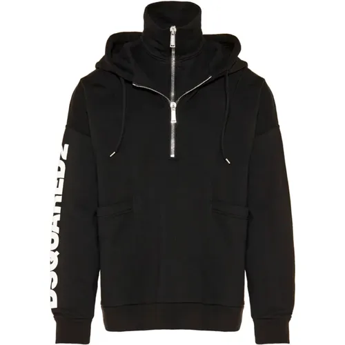 Hoodies , Herren, Größe: S - Dsquared2 - Modalova