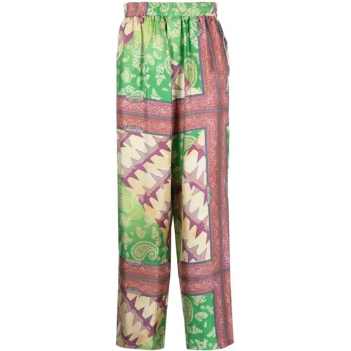 Trousers MultiColour , male, Sizes: W28, W32 - Aries - Modalova