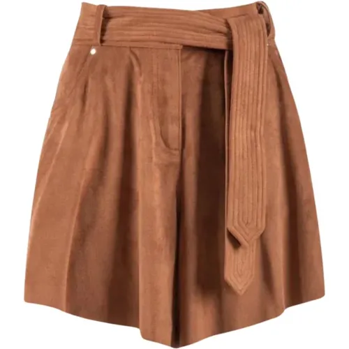 Eco-Suede Shorts - Dynamischer Stil , Damen, Größe: XS - Nenette - Modalova