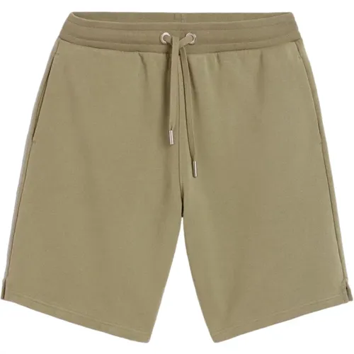 Casual Graue Baumwoll Elastan Shorts , Damen, Größe: M - Ami Paris - Modalova