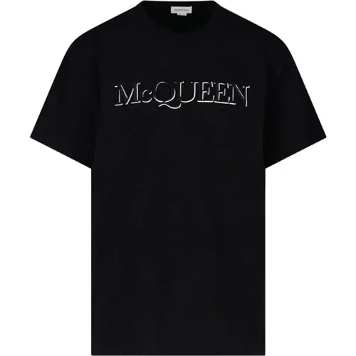 Schwarze T-Shirts und Polos von McQueen - alexander mcqueen - Modalova
