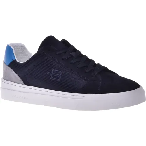 Sneaker in suede , Herren, Größe: 45 EU - Baldinini - Modalova