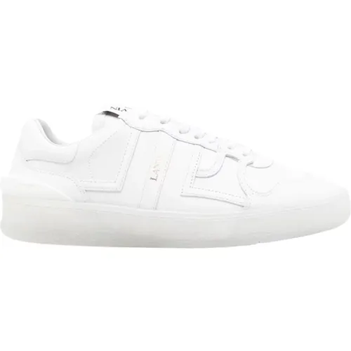 Leather Clay Sneakers , female, Sizes: 4 UK - Lanvin - Modalova