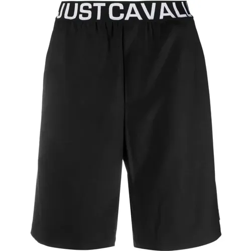 Logo jacq shorts , male, Sizes: L, XL - Just Cavalli - Modalova