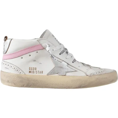 Silberner Stern Klassische Sneakers , Damen, Größe: 36 EU - Golden Goose - Modalova